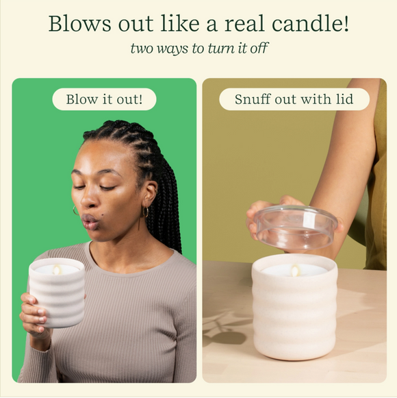 Lifelines Flameless Candle Diffuser Bubble (Cream)