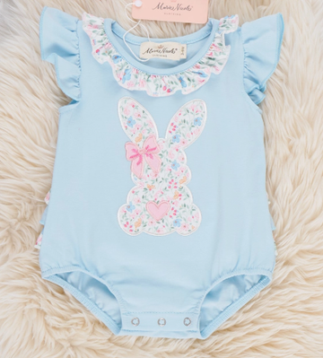Floral Ears Flutter Romper