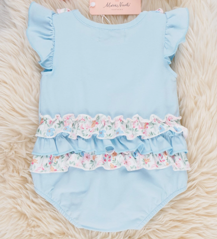 Floral Ears Flutter Romper