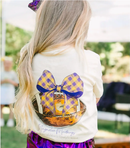 Gingham Bow T-Shirt-1