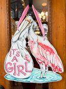 New Baby Door Hanger: LOCAL PICKUP ONLY-2