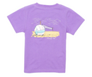 Sandy Serve Short Sleeve Lt Purple Tee-1