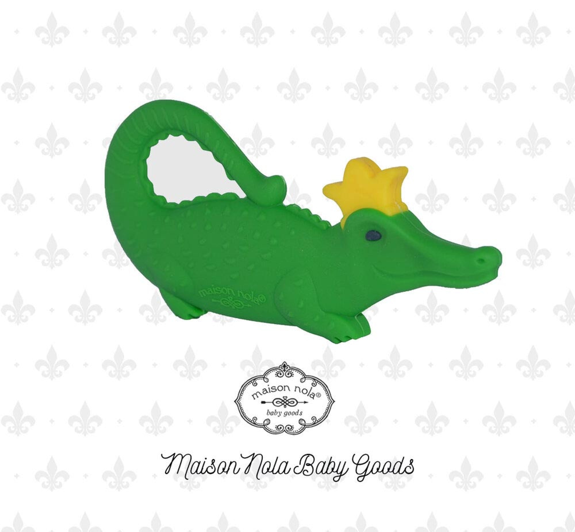 Louisiana-Theme Teether: Alligator