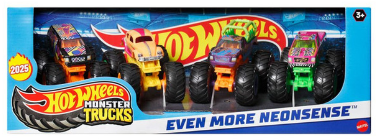 Hot Wheels: Monster Truck: 4-Pack Assortment