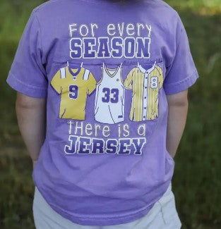 Jersey For Every Season Tshirt (Purple)