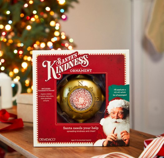 Santa's Kindness Ornament & Journal