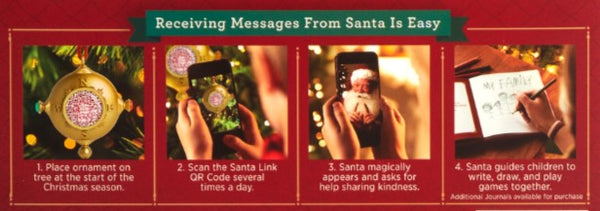 Santa's Kindness Ornament & Journal