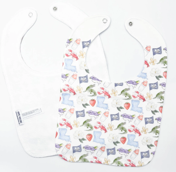 Louisiana Icons Baby Bib