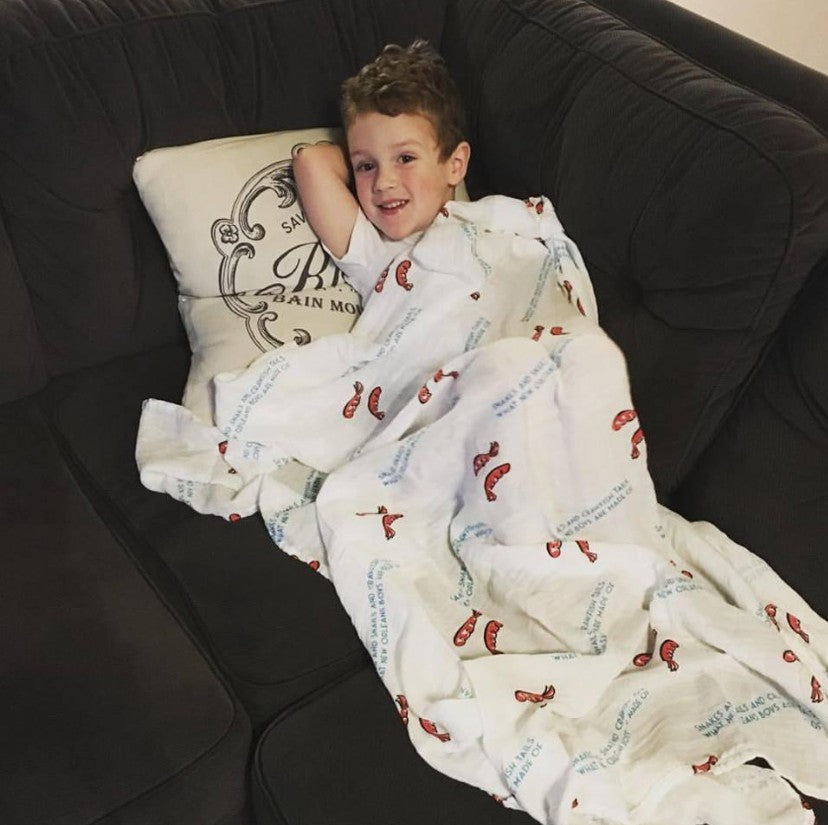 Swaddle Blanket: Louisiana Boy