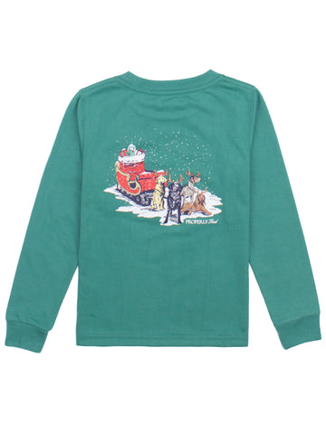 Sleigh Dogs Long Sleeve Teal