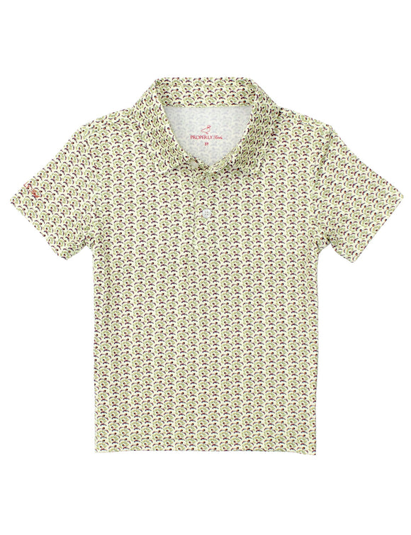 Bayou Boil Inlet Polo Short Sleeve: