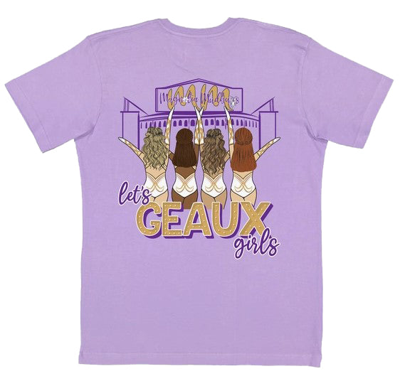 Let's GEAUX Girls TShirt: