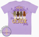 Let's GEAUX Girls TShirt:-1