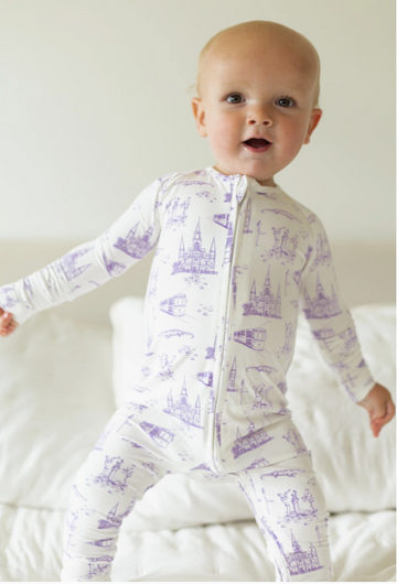 Nola Toile Bamboo Zippy