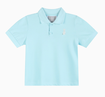 Lt. Blue Easter Bunny Polo Shirt