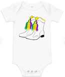Mardi Gras Boots Onesie-1
