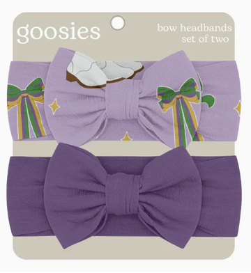 Mardi Gras Queen Bamboo Headband Set
