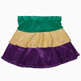 Metallic Skort: Mardi Gras