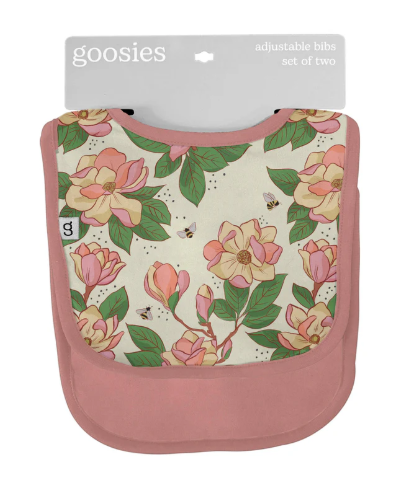 Magnolias Bib Set Bamboo