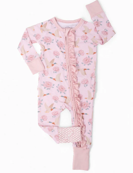 Mallards in Bloom Bamboo Zip-up