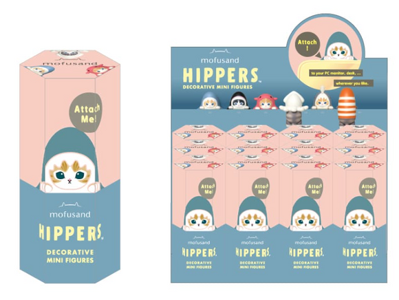 Mofusand Hippers Decorative Mini Figures