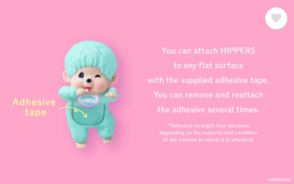 HIPPERS Monchhichi Colors: Wink Series MiniFigures