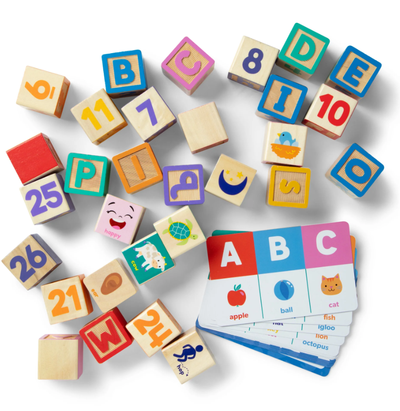 Ms. Rachel Blocks & Activity Cards - 0