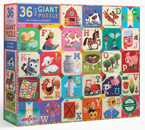 My Farm Alphabet 36 pc. Giant Puzzle