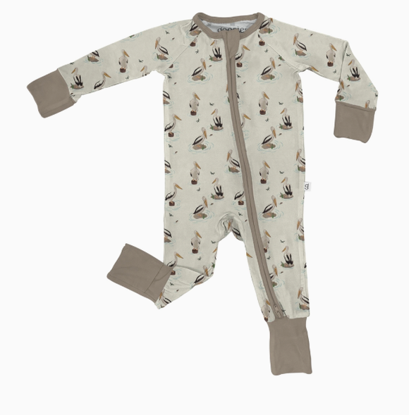 Coastal Pelicans Zippy Bamboo PJ's