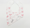 Pink Bows Baby Bib-3