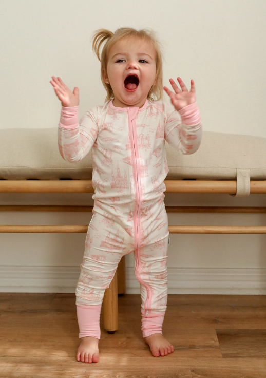 Nola Toile Bamboo Zippy