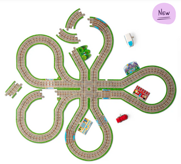 Tracks Floor Puzzle: DYO Railroad - 0