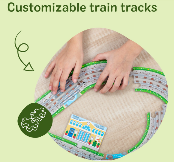 Tracks Floor Puzzle: DYO Railroad