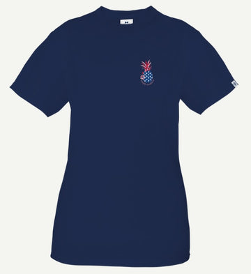 Red, White, & Happy TShirt (Short Sleeve): - 0