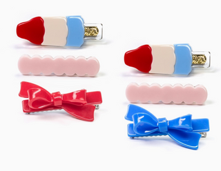 Rocket Pop & Ice Cream Alligator Clip Set
