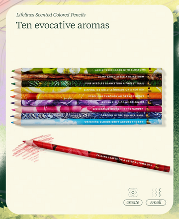 Rub & Sniff Scented Colored Pencils: 10 Pk
