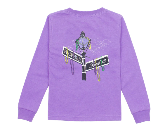 Rue Point Long Sleeve Tee Light Purple