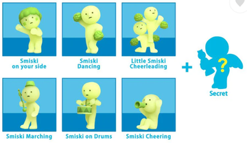 SMISKI Cheer Series Minifigures