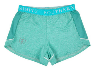 Buy topaz Simply Southern Cheer Shorts: