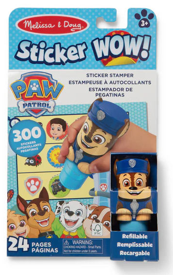 Sticker WOW! Activity Pad Set: Paw Patrol: Chase
