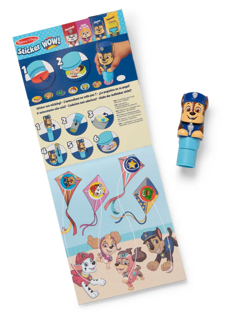 Sticker WOW! Activity Pad Set: Paw Patrol: Chase