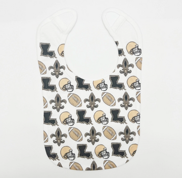 Louisiana Saints Baby Bib - 0