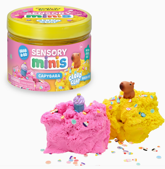 Sensory Mini Play Kit Jar with Cloud Clay: