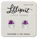 Sno Cone Earrings:-1