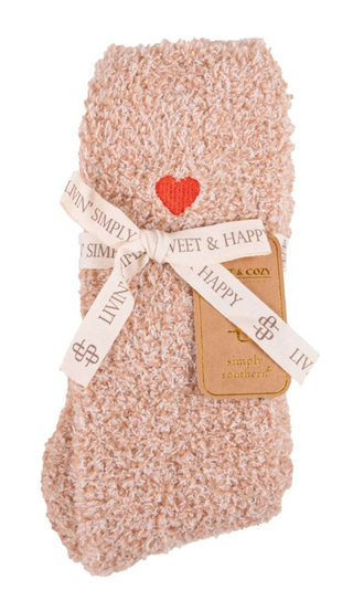 Buy cream-heart Comfy &amp; Cozy Socks: