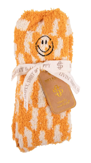 Buy yellow-smiley Comfy &amp; Cozy Socks: