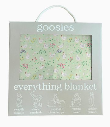 Spring Chickens Everything Blanket Bamboo