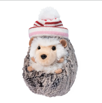 Spunky Hedgehog w/Winter Hat