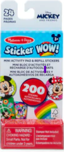 Sticker WOW! Mini Activity Pad & Refill Stickers: Mickey & Friends