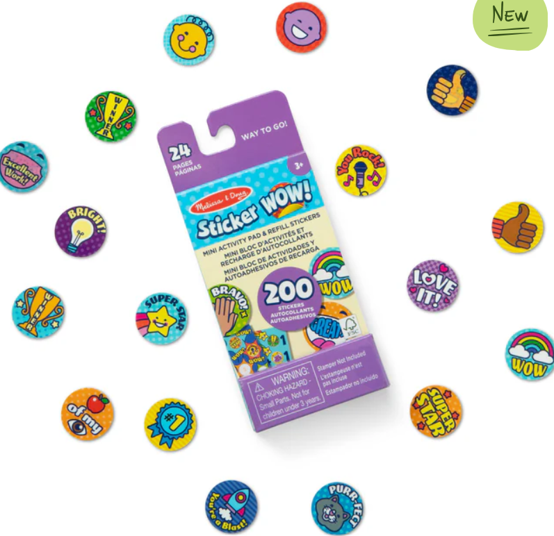 Sticker WOW! Mini Activity Pad & Refill Stickers: Way To Go